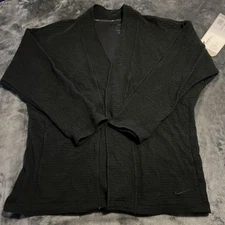 Medium Nike Yoga DRI-FIT Jacket Men’s Training DX0918-010 Textured Fabric