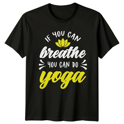 If You Can Breathe You T-Shirt Meditation Yoga Geburtstag Geschenk für Sie und Ihn