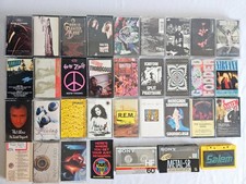 Lot of 29 audio cassette tape classic retro alternative rock  blanks  speaker