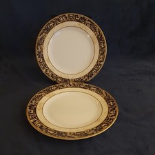 2 Wedgwood Cornucopia 8 1/8" Salad Lunch Plates 1995 VGC
