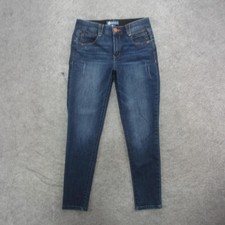 Democracy Jeans Womens 8 Blue Ab Solution Jegging Skinny Dark Wash Stretch