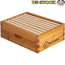 8 Frame Medium Super Bee Hive Box Langstroth Honey Bee Hive Dipped 100 Beeswax