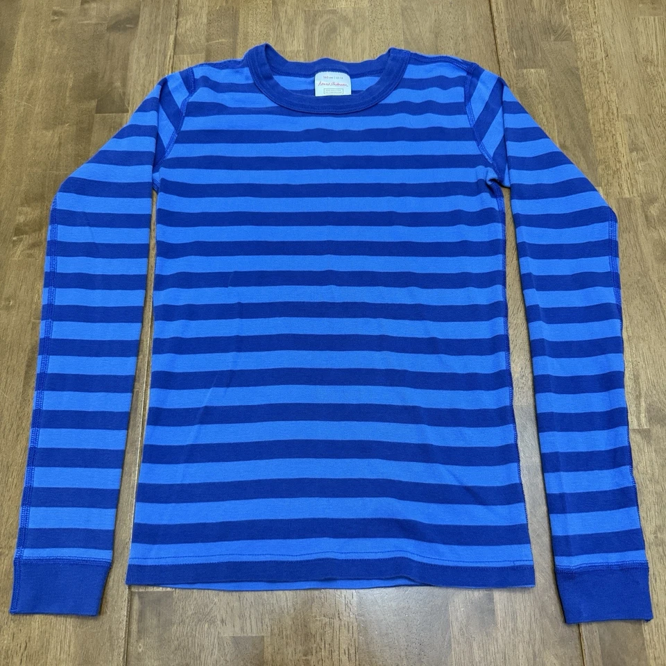 Hanna Andersson Pijama Pijama Conjunto Niños 14 Unisex Rayas Náutico A Juego Orgánico Foto 4 de 4