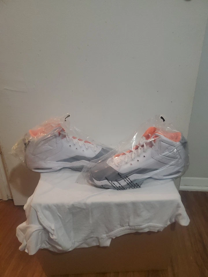 Nike Air Jordan B'Loyal Blanco Total Naranja Gris Lobo Para hombres 11 Foto 2 de 4