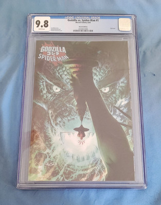GODZILLA   vs  SPIDER-MAN  # 1  CGC 9.8  GLEASON  FOIL  -Cover POPS!