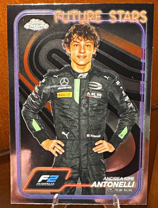Topps Chrome Formula 2 2024 Future Stars Andrea Kimi Antonelli Prema #22