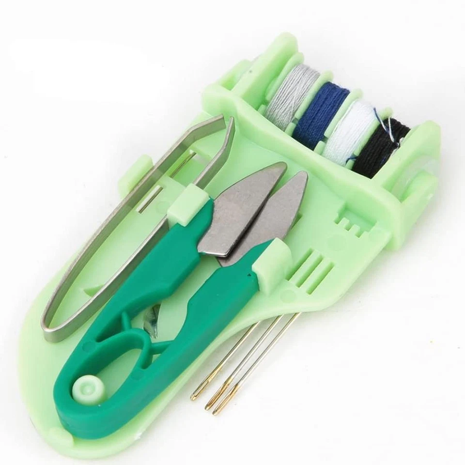Nähset Grünes Reise-Nähset Mini Mini-Nähset für Zuhause Reisen & Notfall Gefü... - Bild 2 von 4