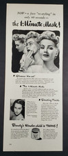 1942 Pond’s Vanishing Cream Print Ad – The 1 Minute Mask