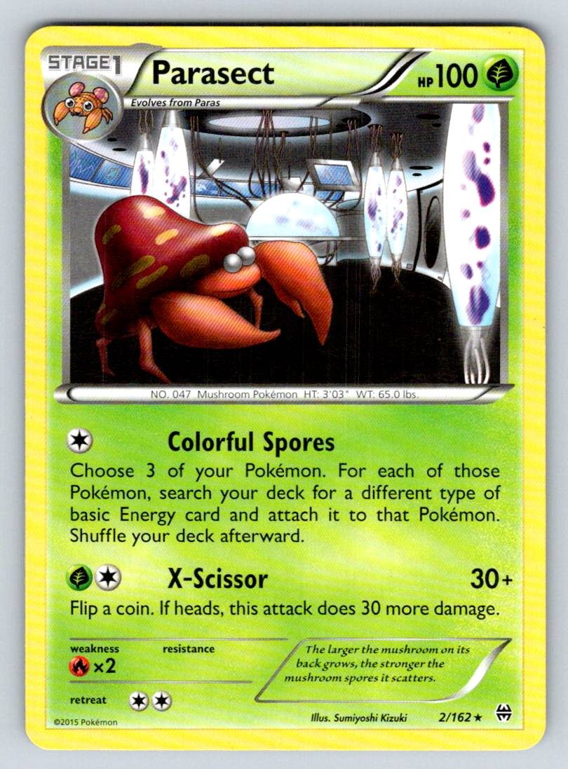 Normal Parasect 2/162 XY - BREAKthrough MP