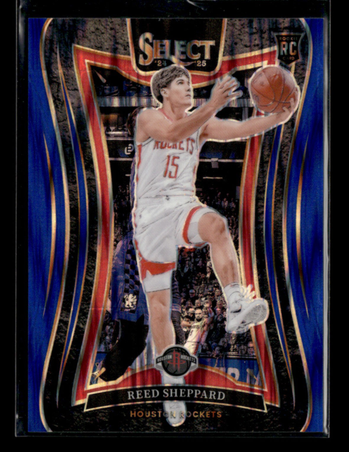 Reed Sheppard 2024-25 Panini Select RC Blue Flash 71/99 Mezzanine Level [jm47