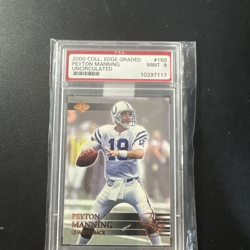 2000 Collector’s Edge Uncirculated #150 Peyton Manning Indianapolis Colts PSA 10