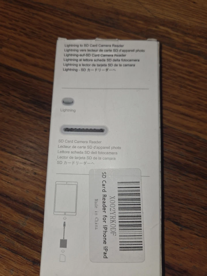 Apple Mfi Certified Lightning to SD Card Camera Reader for Iphone Ipad, Memory - Image 3 of 4