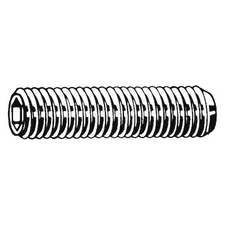 Socket Set Screw, Cup, 5-40X1/2, Pk100,  U07840.012.0050
