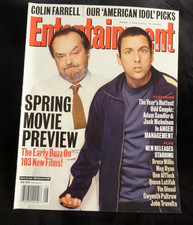 Entertainment Weekly Adam Sandler Jack Nicholson Feb 14 2003 anger management