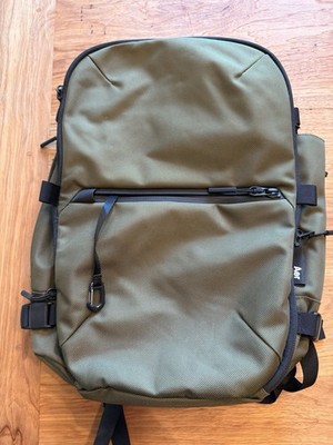 Aer Travel Pack 3 Small. 28L. Green with Gray Interior. Great Condition.