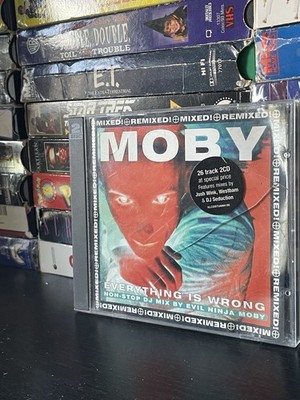 MOBY - Everything Is Wrong: Dj Mix Album - 2 CD Rare VHTF XLCDSTUMM130
