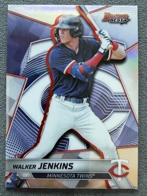 2025 Bowman's Best Top Prospect #TP7 - Walker Jenkins Refractor Parallel - Twins