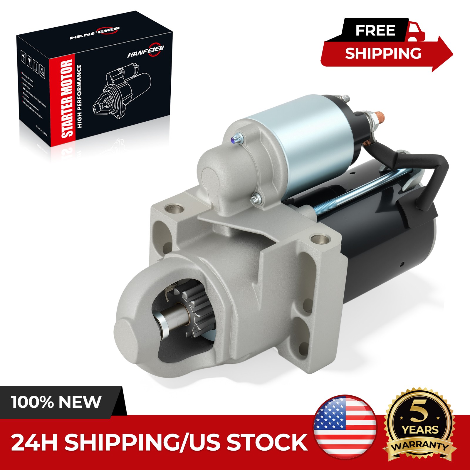 Starter For Chevy GMC 4.3 V6 1999-2004 S10 Blazer Express Savana Sierra ...