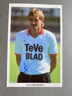 PIET DEN BOER  signed Autogrammkarte 10x15 Autogramm