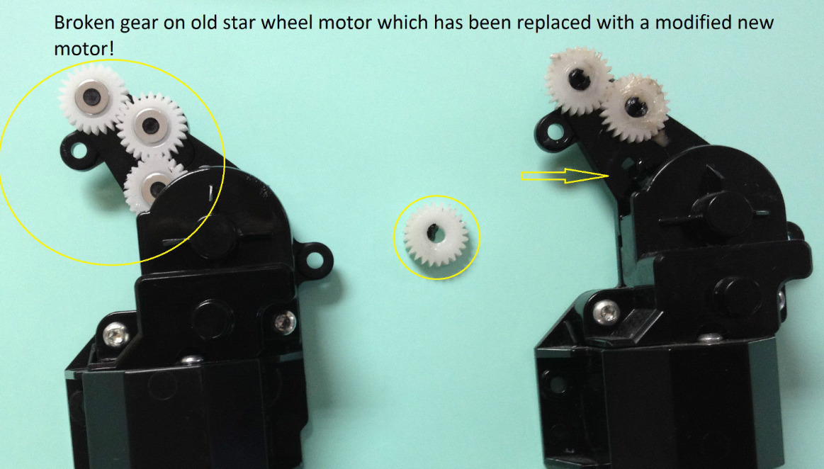 Starwheel Motor Q6718-67017 Fit For HP DJ T610 T1100 T770 T790 - Foto 6