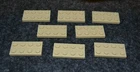 (8) 2x4 Tan / Sand Standard Plate Bricks ~ Lego ~ NEW ~ Star Wars