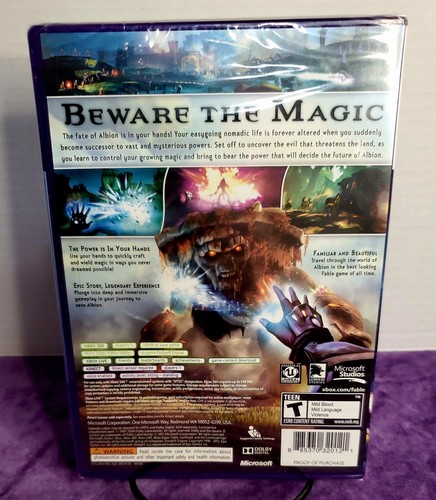 Fable the Journey | 2012 Xbox 360 Game for Kinect Sensor | Brand New / Sealed - Picture 9 of 9