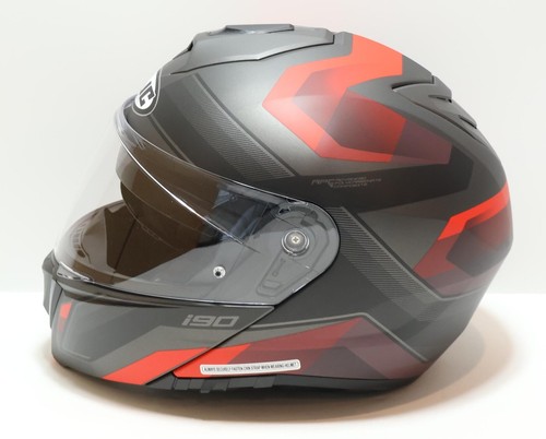 Casco de calle de motocicleta HJC i90 (talla XL) 60-61 cm rojo, gris y negro I-90 - Imagen 7 de 13