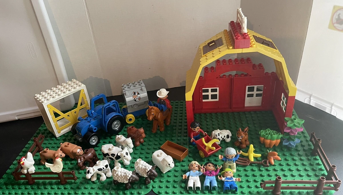 Lego Duplo 5649 Big Farm Retired Animals Duplo Barn Not Complete Horses Cows