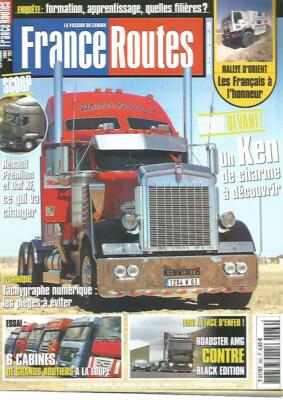 FRANCE ROUTES N°282 TRANSPORT D'OEUVRES D'ART / ROAD-TRAINS AUSTRALIE / RTE SOIE