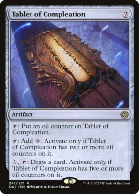 x1 Tablet of Compleation ONE MTG 245/271 RARE M/NM 1x