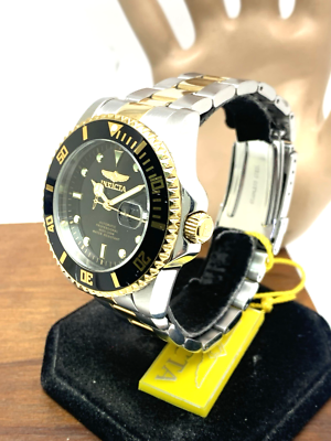 Invicta Men's Watch 36973 Pro Diver Automatic Black Dial Two Tone