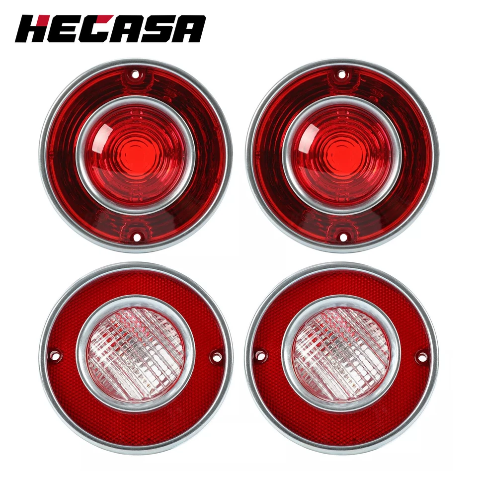 Tail Lights and Backup Lights Set Fit For Chevrolet Corvette C3 1975-1979 New - Image 2 of 4