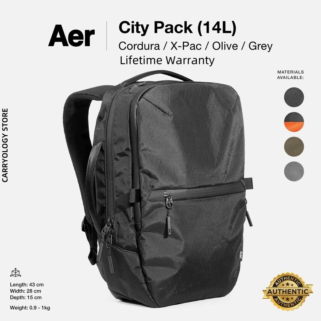 AER City Pack - 1680D Cordura / X-Pac 14L Urban Travel EDC AER City Pack - 1680D Cordura / X-Pac 14L Urban Travel EDC
