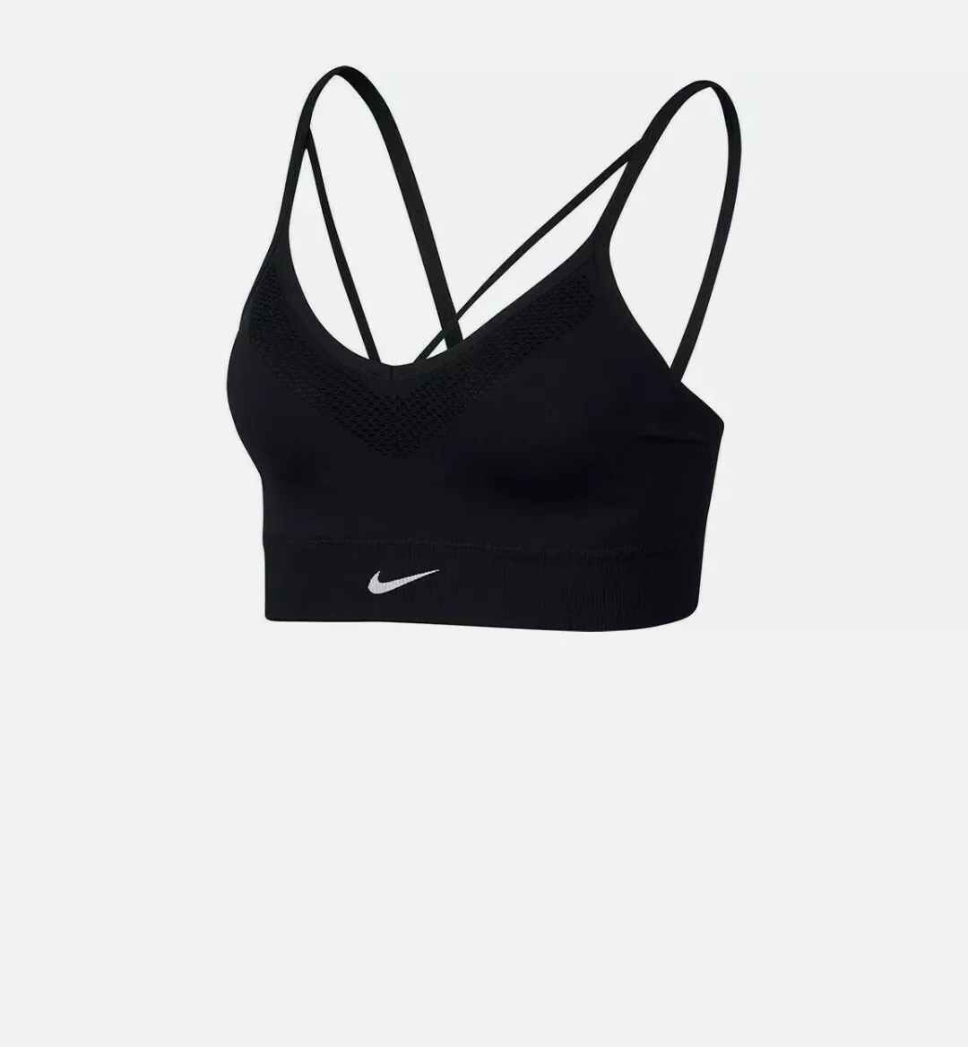 NEW! Nike Seamless Light Sports Bra AQ0123-010 Color Black Size X-Small