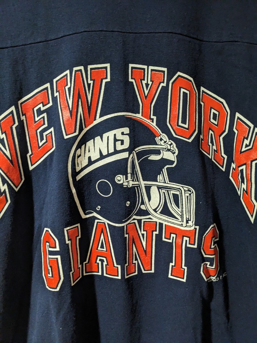 Vintage 90s Logo 7 New York Giants NFL Football 3/4 Sleeve