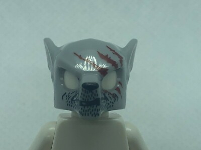 New LEGO LBG Gray Wolf Chima Helmet Castle Minifigure Accessories Figs J37