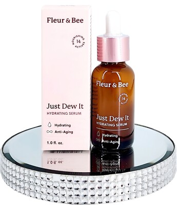Fleur & Bee Just Dew It Hydrating Serum With Hyaluronic Acid 30ml/1oz RP$60 NEW!