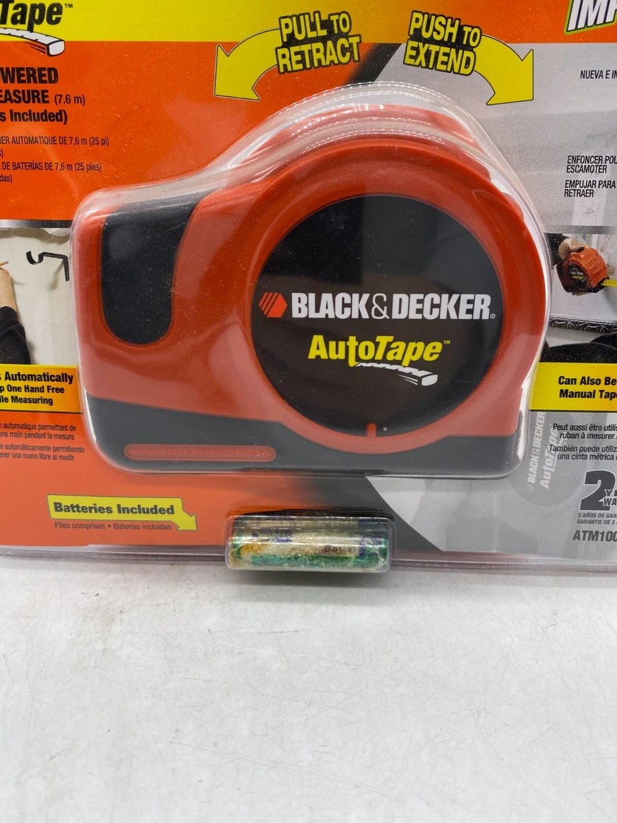 BLACK+DECKER ATM100 25ft Measuring Tape for sale online