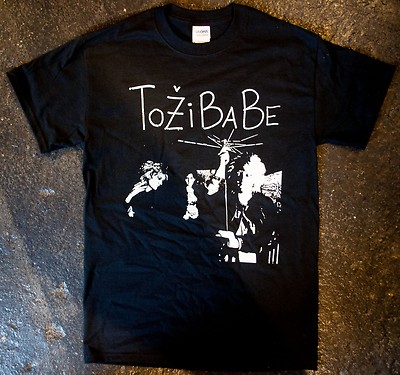 Tozibabe - 'S/T EP' T-shirt (punk oi kbd discharge escorbuto