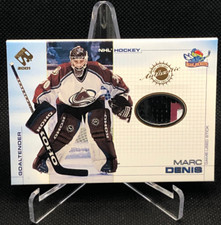 2000-01 Private Stock Game Gear Stick #33 Marc Denis Columbus Blue Jackets
