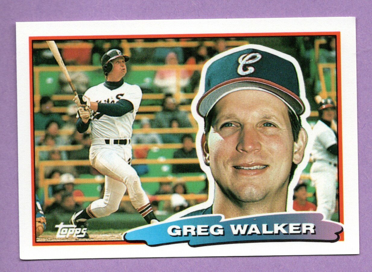 1988 Topps Big  #105   Greg Walker  White Sox 