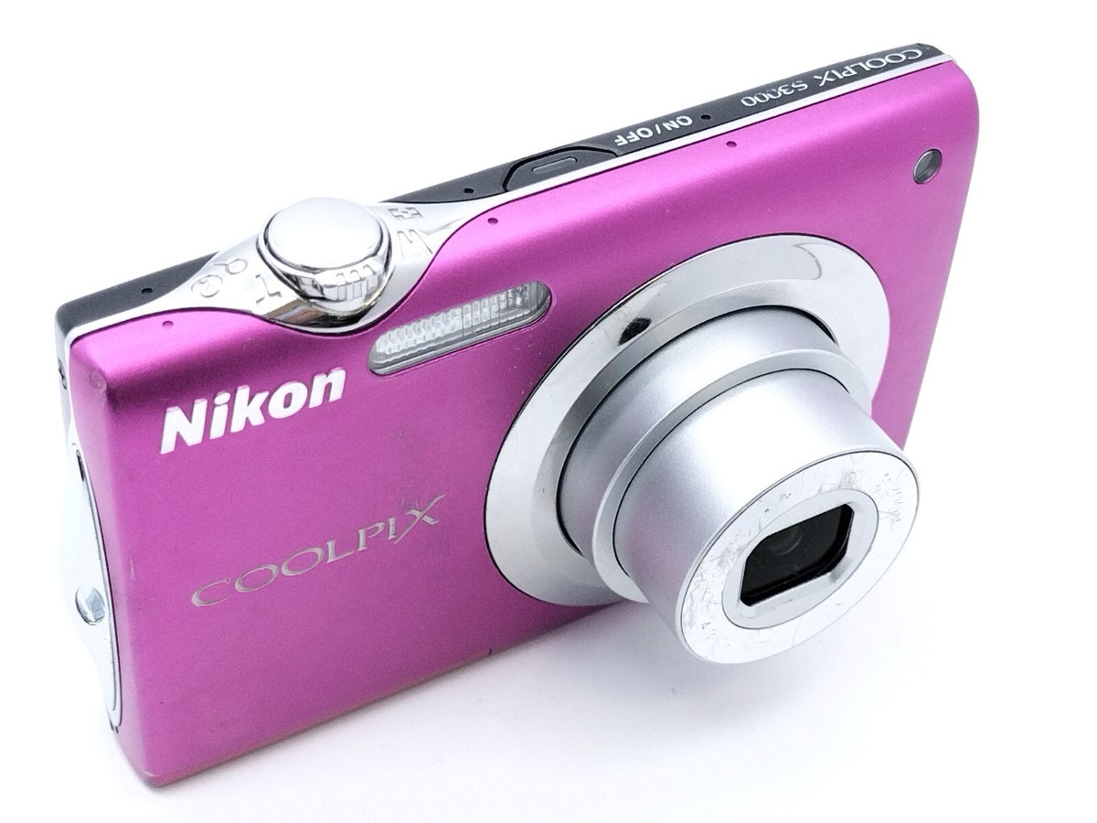 Nikon COOLPIX S3000 Vivid Pink 12.0 MP 4x Zoom Compact