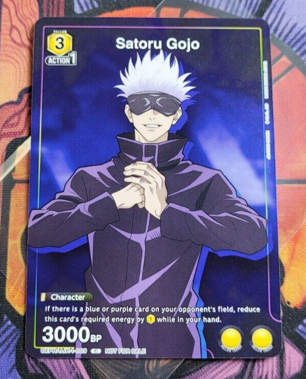 Satoru Gojo Promo Prize UEPR/JJK-1-009 Union Arena Card English | eBay