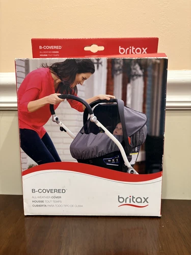 Britax B-Free Stroller Wind and Rain Cover Easy Install Air Ventilation + Pouch - Picture 1 of 3