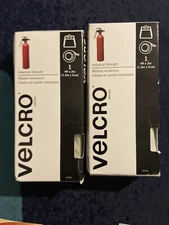 Lot Of 2 , New , VELCRO(R) Brand Industrial Strength Tape 2"X4'-White -90595