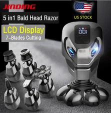 Electric Hair Remover Shavers Bald Head Razor Smooth Skull Cord Cordless Wet Dry