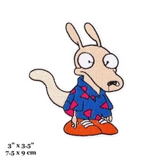 Rocko's Modern Life Rocko Cartoon Character Figure Embroidered Iron On Patch