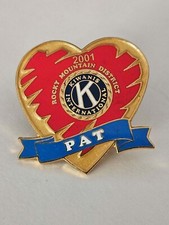 2001 Kiwanis International Lapel Hat Pin Rocky Mountain District "Pat" Excellent