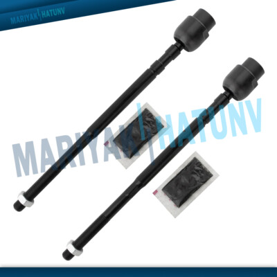 Pair Set Front Inner Tie Rod End Links For Regal Deville Impala Grand Prix EV195