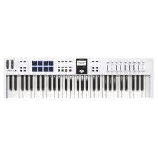 Arturia KeyLab Essential 61 - Universal MIDI Controller - 61 Key - White